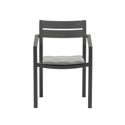 Garden dining set in anthracite aluminum | Boori