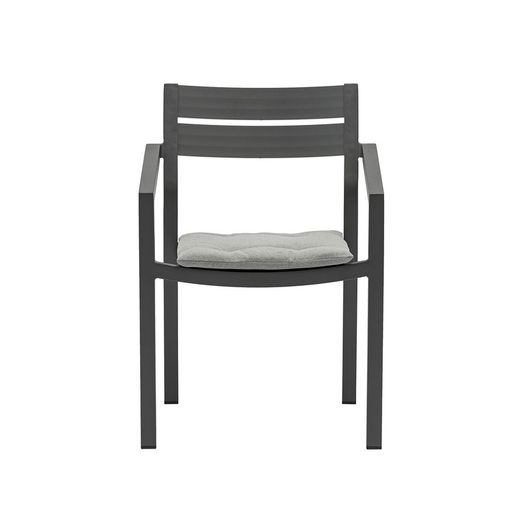 Garden dining set in anthracite aluminum | Boori