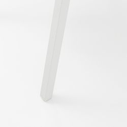 Garden dining set in white aluminum and teak | Sidney + Broome