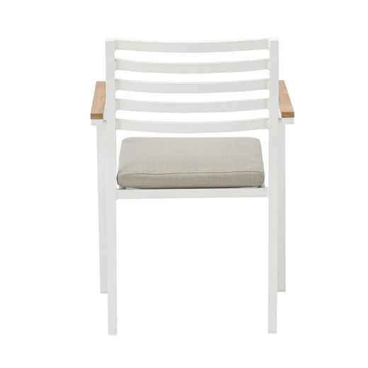 Set da pranzo da giardino in alluminio bianco | Noosa + Broome