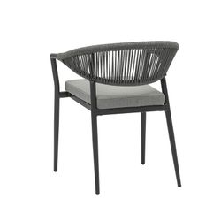 Garden dining set in anthracite aluminum | Boori + Ross