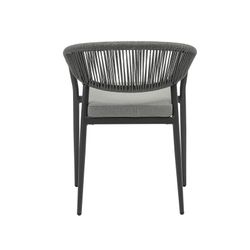 Garden dining set in anthracite aluminum | Boori + Ross