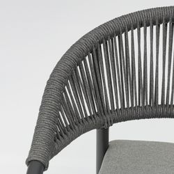 Garden dining set in anthracite aluminum | Boori + Ross