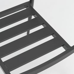 Garden dining set in anthracite aluminum | Boori + Ross