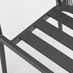 Garden dining set in anthracite aluminum | Boori + Moana