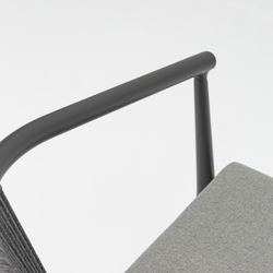 Garden dining set in anthracite aluminum | Boori + Moana