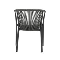 Garden dining set in anthracite aluminum | Boori + Moana