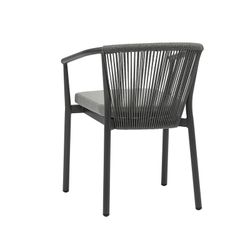 Garden dining set in anthracite aluminum | Boori + Moana