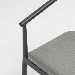 Garden dining set in anthracite aluminum | Boori + Moana