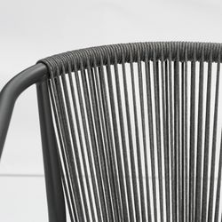 Garden dining set in anthracite aluminum | Boori + Moana