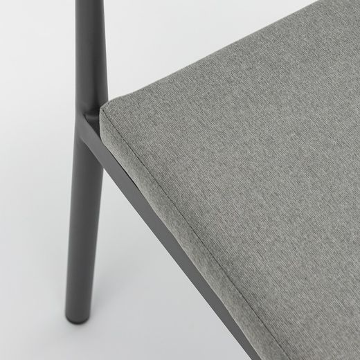 Set da pranzo da giardino in alluminio antracite | Boori+Moana