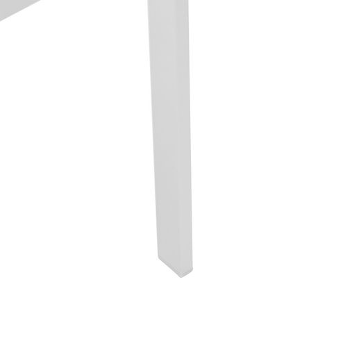 Aluminum and textilene garden chair in white, 57 x 60 x 84 cm | Adin