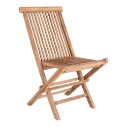 Teak wood garden chair in natural, 62 x 46 x 89 cm | Toledo