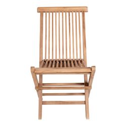 Teak wood garden chair in natural, 62 x 46 x 89 cm | Toledo