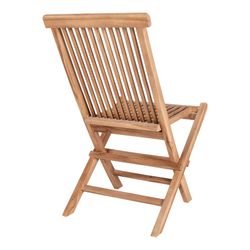 Teak wood garden chair in natural, 62 x 46 x 89 cm | Toledo