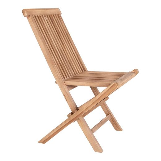 Teak wood garden chair in natural, 62 x 46 x 89 cm | Toledo