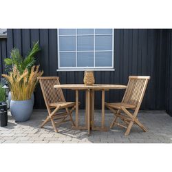 Teak wood garden chair in natural, 62 x 46 x 89 cm | Toledo