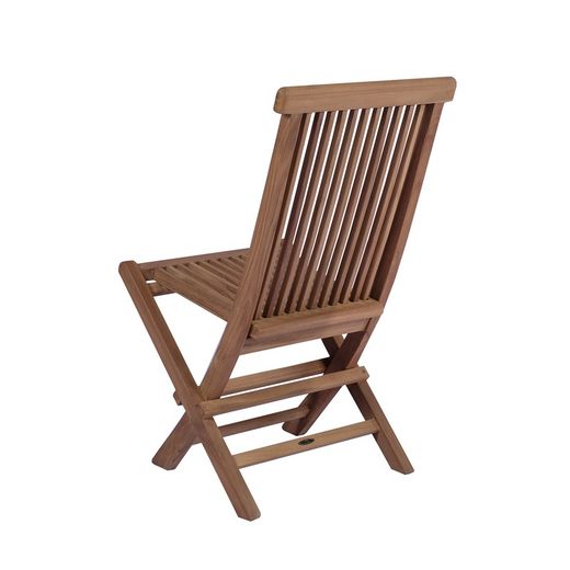 Garden dining set in honey-colored teak | Naga XL