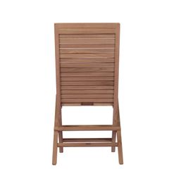 Cadeira dobrável de jardim em madeira de teca em mel, 50 x 56 x 98 cm | Mati