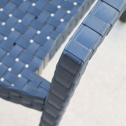 Sedia da giardino in resina imitazione rattan 65x55x92 cm nera