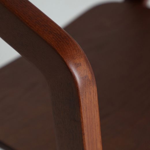 Silla de madera de haya en marrón, 54 x 53 x 79 cm | Rede