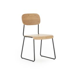 Natural wooden chair, 53.5 x 47 x 84.5 cm | Aira