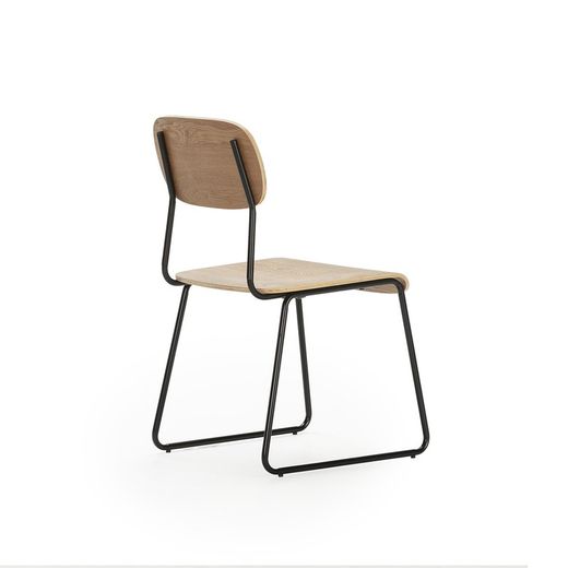 Natural wooden chair, 53.5 x 47 x 84.5 cm | Aira