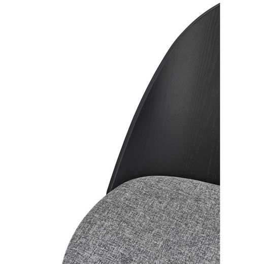 Schwarzer Holzstuhl, 46 x 51 x 81 cm | Uma