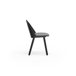 Schwarzer Holzstuhl, 46 x 51 x 81 cm | Uma