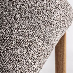 Silla de madera y tejido en gris, 62 x 68 x 89 cm | Bezier