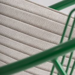 Silla de metal en verde, 67 x 62 x 74 cm | Brienz