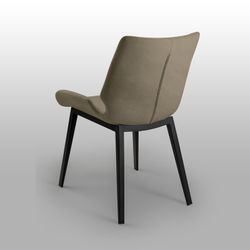 Metall- och tygstol Kiara Beige, 54x56x83cm
