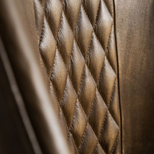 Camel leather chair, 48 x 48 x 82 cm | Brouse