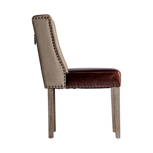 Brown Tunja Pine Chair, 54x62x87cm