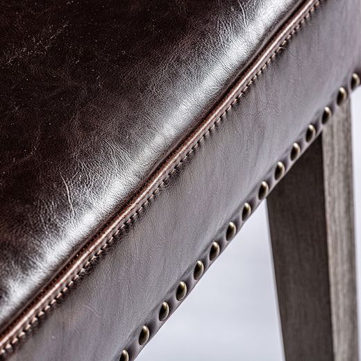 Brown Tunja Pine Chair, 54x62x87cm