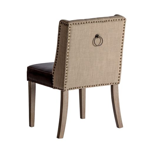 Brown Tunja Pine Chair, 54x62x87cm