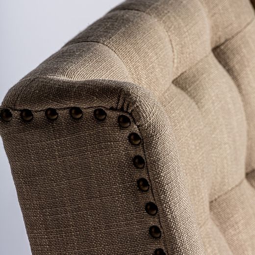 Brown Tunja Pine Chair, 54x62x87cm