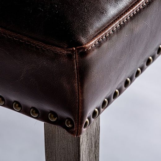 Brown Tunja Pine Chair, 54x62x87cm