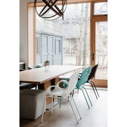 Chaise en polypropylène noir, 61 x 62 x 86 cm | oh