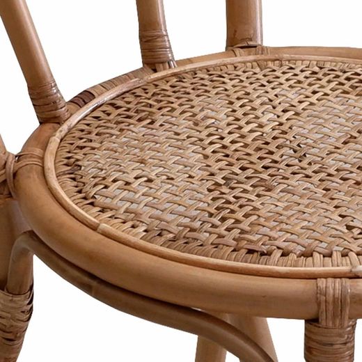 Rattanstuhl natur, 42 x 52 x 90 cm | Parma