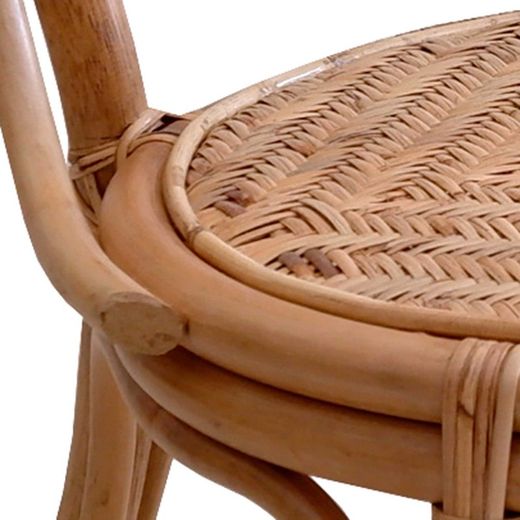 Cadeira de vime natural, 46 x 50 x 97 cm | parma