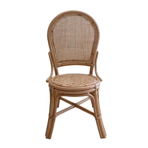 Cadeira de vime natural, 46 x 50 x 97 cm | parma