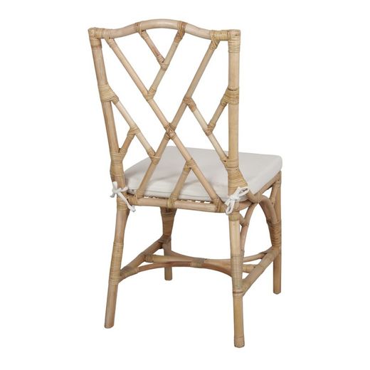 Rattan chair in natural, 48 x 60 x 99 cm | Chippendale