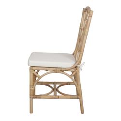 Rattan chair in natural, 48 x 60 x 99 cm | Chippendale