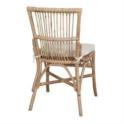 Rattan chair in natural, 52 x 61 x 88 cm | Millie