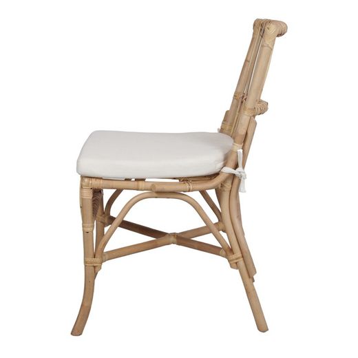 Rattan chair in natural, 52 x 61 x 88 cm | Millie