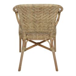 Rotan stoel naturel, 59 x 66 x 80 cm | Devon