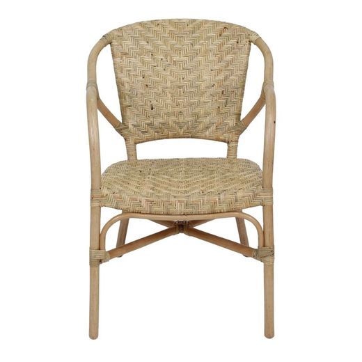 Rotan stoel naturel, 59 x 66 x 80 cm | Devon