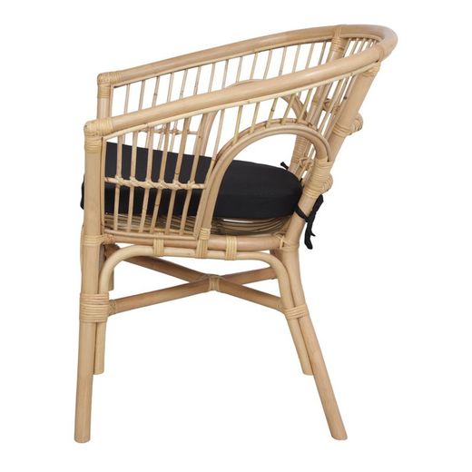 Rattan chair in natural, 66 x 63 x 81 cm | kelek