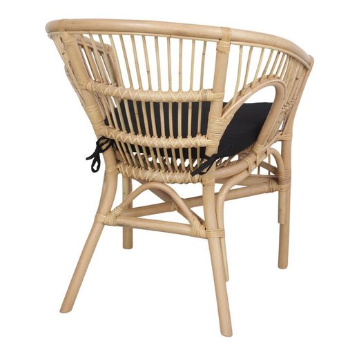 Rattan chair in natural, 66 x 63 x 81 cm | kelek